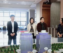 长春市商务局一行领导莅临越达科技产业园考察并现场办公